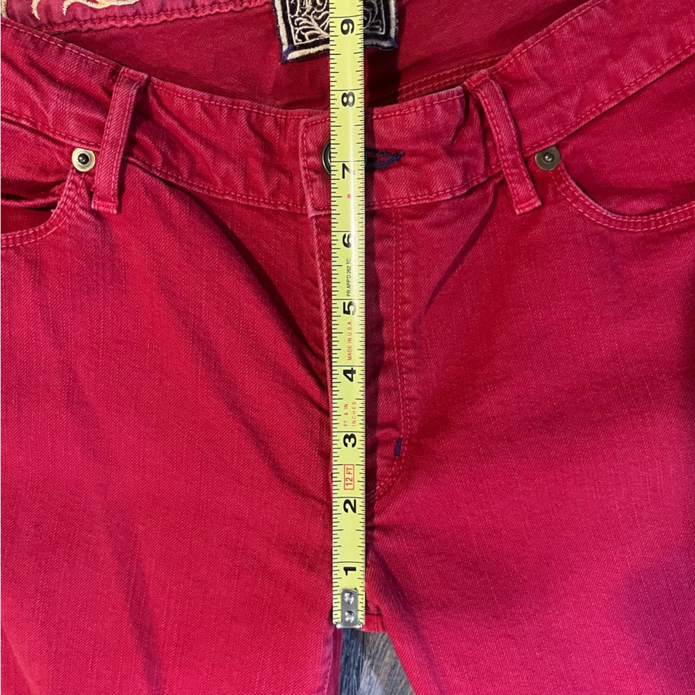 Rich & Skinny Red Skinny Jeans Women’s Size 30 - Picture 10 of 11